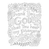 The Power Of A Praying Girl Coloring Book