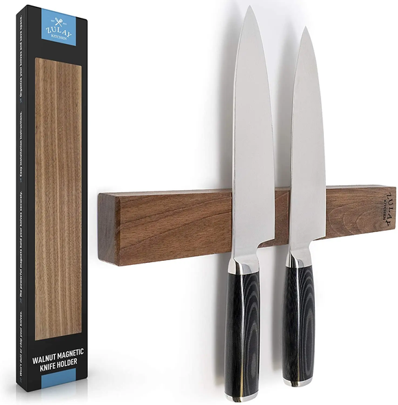 Magnetic Knife Holder - Walmut Wood