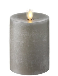 3.5X5 Grey Moving Flame Candle