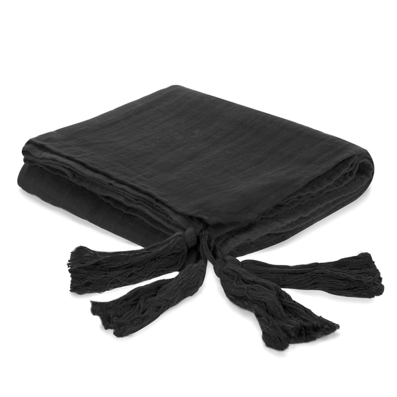 XL Organic Cotton Muslin Throw Blanket