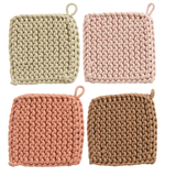 8" Cotton Crocheted Pot Holder